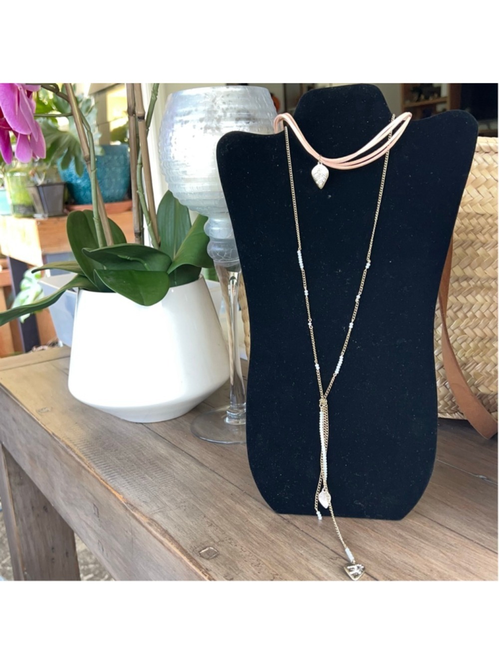 express gold necklace